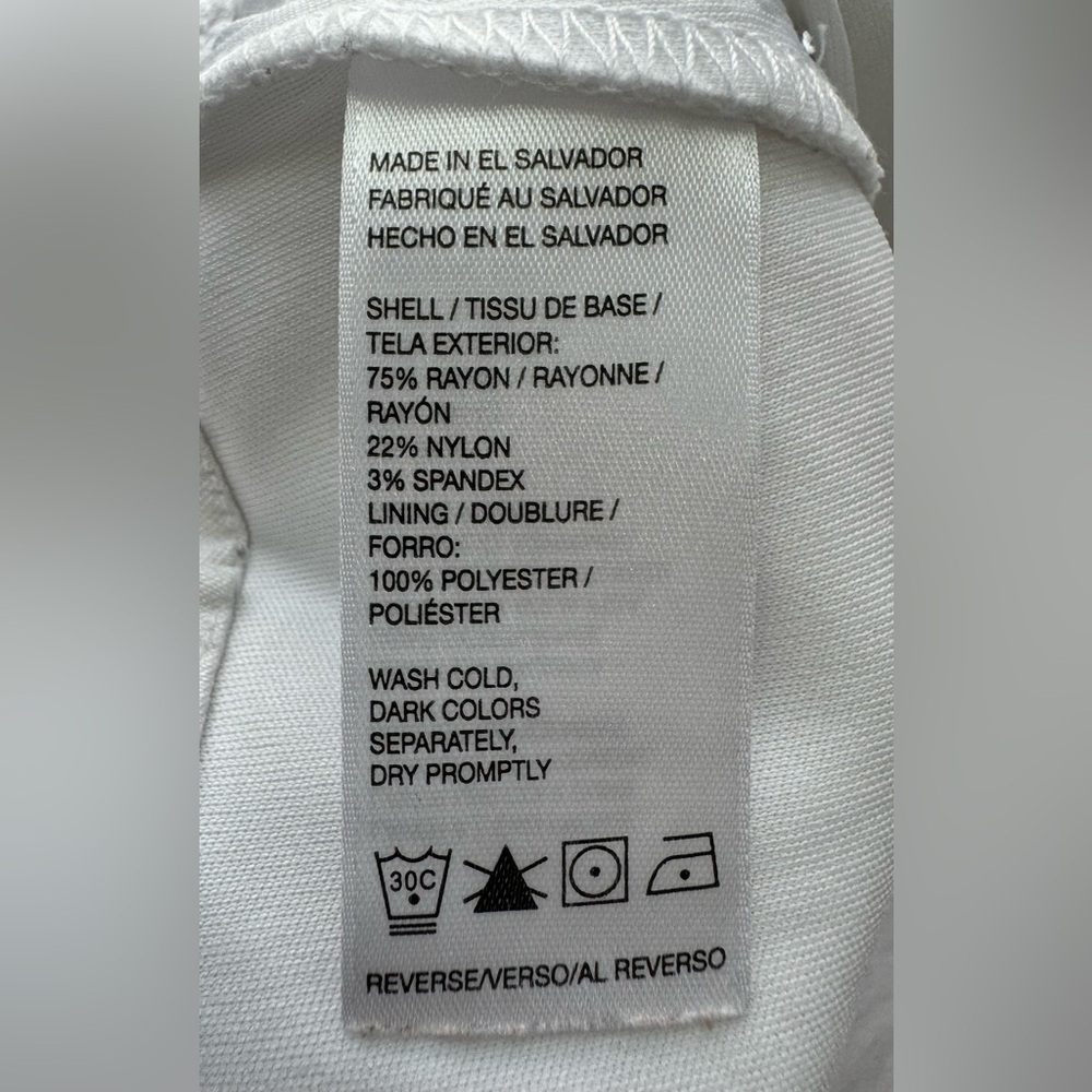 IZOD Golf Women’s White Pull-on Stretch Skort Size 6 - Picture 6 of 7